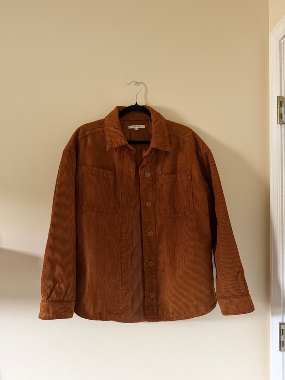 Pacsun Rust Color Corduroy Shacket